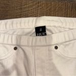 Hue  White Leggings Women’s Small Photo 2