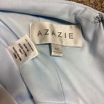 Azazie Deandra Sky Blue Chiffon Spaghetti Strap Cowl Neck Formal Dress Size 2 Photo 15