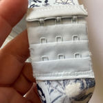 Lucky Brand Bra 36C Floral Print Light Blue Underwire Adjustable Feminine Photo 6