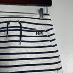 Helly Hansen  Naiad Blie Striped Mini Skirt XS Gray Navy Blue Active Nautical Photo 2