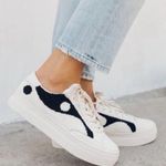 Soludos x Free People Yin Yang leather sneakers shoes platform lace up sherpa Photo 1