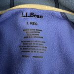 L.L. Bean Mountain Full Zip Hoodie Jacket Heather Blue Purple Women’s Size L Photo 2