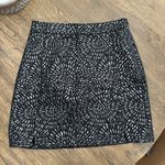 Loft  Shimmer Black Metalic Skirt Petite Size 4 Photo 2