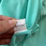 ZARA Trafalu Maxi Skirt Sz L Teal Fairy Boho Coastal Y2K Pull On Flowy Pockets Photo 9