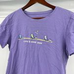 Life is Good purple crusher short sleeve tee beach social distance 2020 medium Photo 7