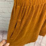 Aerie  bronze terry cloth activewear pocket dress size small retro athleisure Photo 6