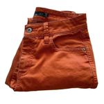 prAna  Rust Skinny Mid-Rise Janessa Pants Cotton Skinny Jeans SZ 4/ 27 #1292 Photo 5