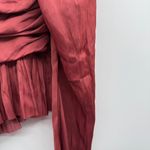 Ulla Johnson  Mirelle Ruched‎ Satin Top Desert Rose Long Sleeve Women’s Size 4 Photo 11
