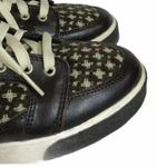 Skechers  Womens Brown Gold Plaid Leather Sherpa Lined High-Top Sneakers Size 6.5 Photo 3