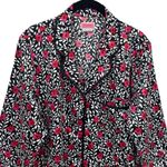 Kate Spade  Floral Pajama Button up Top Comfy Cute Chic Women's Size L Photo 2