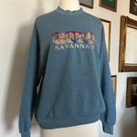 vintage savannah Georgia Blue sweatshirt Photo 2