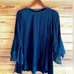 For Love & Lemons bourbon black lace detail size medium top Photo 0