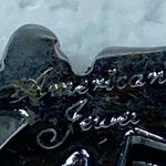 American Jewel Pixie Fairy Pendant Rhinestone Crystals Iridescent Silver Color Photo 1