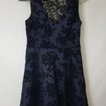 NWT Three pink hearts mini cocktail dress Blue Size L Photo 0