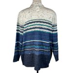 Alfred Dunner X-Large Sweater Striped 3/4 Sleeve Necklace Stretch 1-Piece Multi Photo 3
