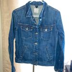 J.Crew Trucker Jean Jacket Women Cropped 02661 Blue Denim Stretch size XS Photo 0