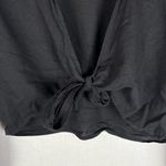 CALIA by Carrie Underwood Women's Tie Front Black Swim Coverup Size S Photo 1
