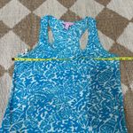 Lilly Pulitzer  tank swing dress cordon blue sailors beach print shells coverup Photo 4
