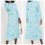 Hyacinth House Blue Abstract Hattie Midi Dress Size Medium Tuckernuck Photo 4