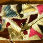 Vintage Snakeskin Leather Purse Envelope Clutch Photo 0