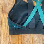 green and black snake print marbled sports bra Size XS Photo 4