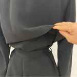 Good American  structured trench blazer with waist tie Photo 7