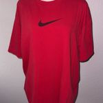 Nike Vintage 90s  Center Swoosh Check Logo Red T-Shirt Size XL Photo 0