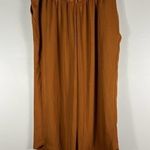 Apt. 9  Orange Belted Wide Leg Pants Photo 4
