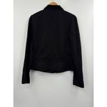 Lauren Jeans Co Ralph Lauren Black Velvet Collar Button Front Jacket Women's L Size L Photo 6