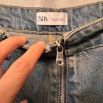 ZARA Straight-Fit TRF Jeans Blue Denim Seam Detail Women’s Size 8 EUR 40 Pants Photo 6