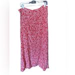 Madewell maxi “red ditzy” skirt size 14 NWT Photo 4