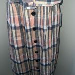 Gal Meets Glam GAL Mets GLAM NWT Madras Plaid Check Linen Blend Dress Size 10P Photo 4