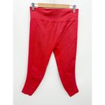Aerie Leggings Womens Large Coral Pink Offline Seamless Capri Cropped Legging Photo 5