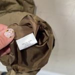 Eileen Fisher  dress Steel Satin Faux Wrap Surplice Olivine NEW sz 10 Photo 6