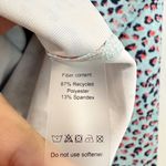 Movetes Sun Flex Mock Neck Long Sleeve Leopard Top Golf Outdoors Rash Guard XS Blue Photo 6