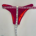 PilyQ  Fuchsia and Neon Orange Reversible Bikini Bottom Size S Photo 3