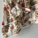 Sundance Autumn Print Floral Blouse Button Cuff Long Sleeve V-Neck Babydoll EUC Photo 10