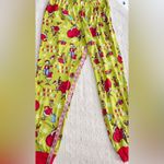 Dr. Seuss Grinch Pajamas Pants Green and‎ Red Size M Photo 6
