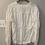 Joie  Cadmar porcelain XXS button down stripe pattern satin shirt Photo 4