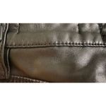 Guess 1981 Faux Leather Accent Detail Black Straight Leg Jeans Women's Sz 25β Photo 3