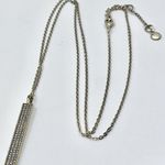 Chloe + Isabel  Linear Crystal Bar Necklace 30" plus extender Photo 2