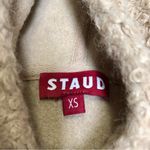 STAUD NWT  Faux Fur Sherpa Oversized Boxy Hoodie Kangaroo Pocket Comfy Furry XS Photo 7