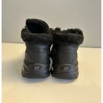 Skechers D'lites Gleeful (Style: 48813) Ankle BOOTS Black Fur Lined Size 9.5 US Photo 4