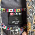Sherpa Namala Zip Tee Fleece Jacket Sz M Kharani Brown Grey Gray Size M Photo 3