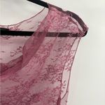 Unif Limited too vintage Y2K pink boho off the shoulder pink lacy blouse size medium Photo 7