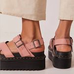 Dr. Martens Peach & Black Voss II Quad Sandals - Size 8 Photo 2