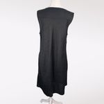 Flax Black Linen Midi Dress  Small Photo 4