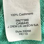 J.Crew Collection Italian Cashmere Long Sleeve T-Shirt Sweater Small Emerald Photo 3