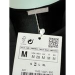 ZARA COLLECTION M black Tie Front Long Sleeve Dress NWT Photo 6