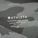 Athleta Salutation Jogger Womens S Black Camo Pockets High Rise Yoga Gym UPF50 Photo 10